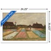 Trends International Flower Beds in Holland by Vincent van Gogh Framed Wall Poster Prints - 3 of 4
