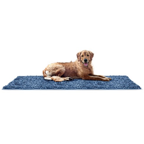 Furhaven Muddy Paws Towel & Shammy Rug - Runner, Blue : Target