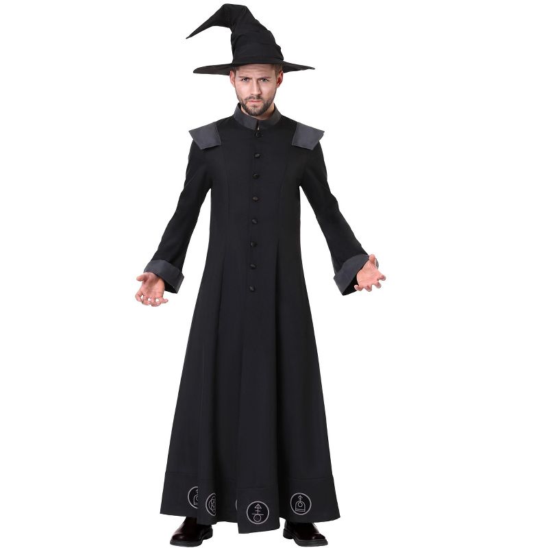 HalloweenCostumes.com Men's Plus Warlock Costume, 1 of 4