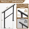 APRILSOUL Metal Hand Rails for Outdoor Steps - 4 of 4