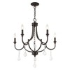 Livex Lighting Glendale 5 - Light Chandelier in  English Bronze - 3 of 4