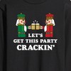 Men's - Instant Message - Nutcracker Get This Party Crackin Christmas Long Sleeve Graphic T-Shirt - 2 of 4