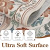 Lahome GST Intricate Floral Abundance Short Pile Velvet Rectangular Indoor Area Rug - 3 of 4