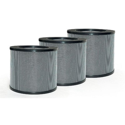 Nispira 3-in-1 True HEPA Replacement Filter for Air Purifier | Compatible with TaoTronics TT-AP006 Remove. 1 Packs