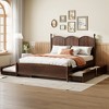 Whisen Queen Size Platform Bed with 2 Big Drawers and Trundle - 3 of 4