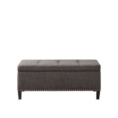NicBex Modern 42" Storage Bench Upholstered Accent Stools with Tufted Top for Bedroom and Entryway
