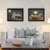 2- Piece Vignette Autumn Moonlit Nights Black Framed Wall Art for Living Room, Bedroom Wall Art Print for Home Decor by Billy Jacobs - 2 of 4