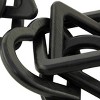 Set of 2 Wood Chain Sculpture Black – CosmoLiving by Cosmopolitan: Contemporary Desk Art, Indoor Decorative Links - 3 of 4