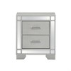 Vynxaria Silver Champagne Accent Table, 26"H x 23"W x 17"D, No Assembly Required, Sturdy Materials, Multi-Use for Drinks/Decor - 4 of 4