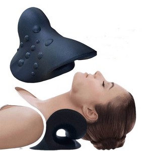 Maison Neck and Shoulder Cervical Traction Relaxer Device, Comfortable Therapy Pillow, Posture Corrector, and Cervical Spine Alignment - 1 of 4