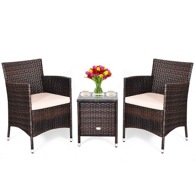 Beige Wicker Patio Furniture Target