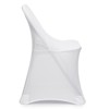 Lann's Linens Fitted Spandex Folding Chair Covers for Wedding/Party - Stretch Fabric Slipcovers - image 3 of 4