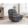 270° Swivel Glider Power Recliner with USB Charger, Bluetooth Music Player, Multi-Function Modes for Sleep, Work, Gaming, and Leisure - 2 of 4