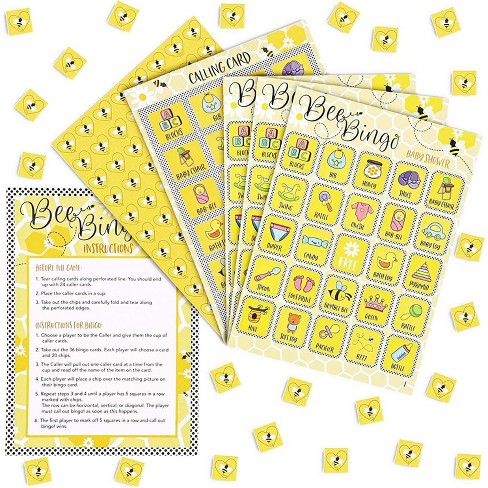 Magnetic bingo cards and chips