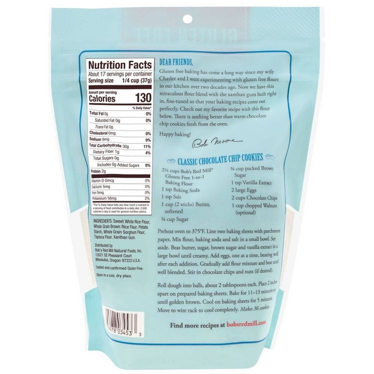 Bob's Red Mill 1 to 1 Gluten Free Baking Flour - 22oz, 2 of 5