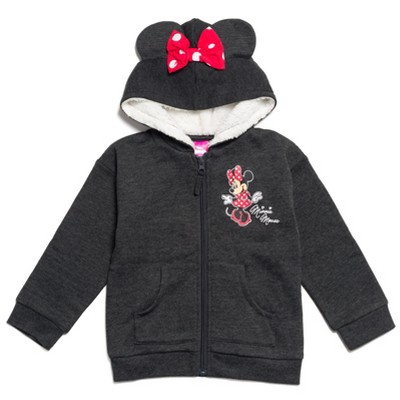 Minnie mouse 2025 zipper hoodie