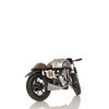 Old Modern Handicrafts 1952 Norton Manx Motorcycle Model – 1:8 Handmade Metal Scale, Silver Vintage Bike - 2 of 4