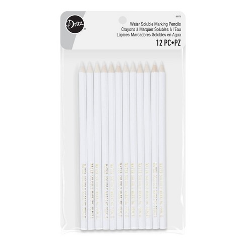 White Water Soluble Marking Pencil, Sew Tasty #DJ292-White