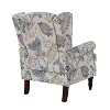 Set of 2 Umberto Traditional Accent Armchair with Turned Legs | ARTFUL LIVING DESIGN - image 4 of 4