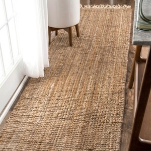 Nuloom Raleigh Farmhouse Jute Tasseled Indoor Area Rug - 1 of 4