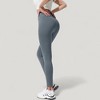 Anna-Kaci Active Women's High Waist Full Length Seamless Leggings with Contoured Fit - 3 of 4