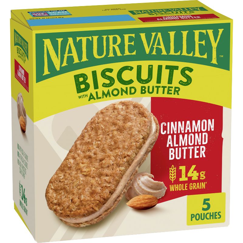 Nature Valley Almond Butter Biscuits - 1.35/5ct, 1 of 10