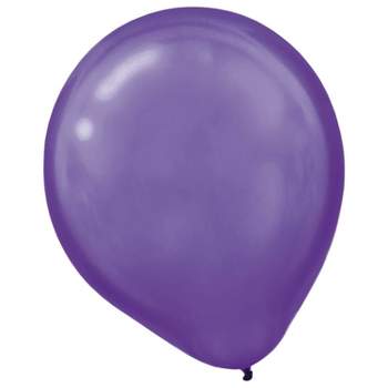 Amscan Pearlized Latex Balloons Packaged 12'' 3/Pack New Purple 72 Per Pack (113251.106)