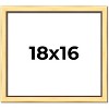 PosterPalooza | Simple Gold Picture Frame - UV Acrylic, Backing Board, Hanging Hardware Included - 2 of 4
