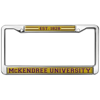 McKendree University Full Size Standard License Plate Metal Frame