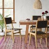 Ceylon Woven Dining Chair - White & Natural Wood - Opalhouse™ - image 2 of 4