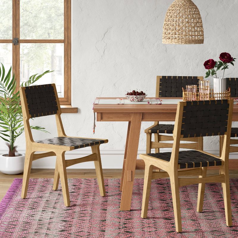 Ceylon Woven Dining Chair - Threshold™, 3 of 13