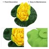 Unique Bargains Artificial Lotus Flower for Garden Ponds Pool Decor 1pcs - 3 of 4