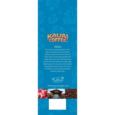 Kauai Coffee Vanilla Macadamia Nut Medium Roast Ground Coffee - 100% Hawaiian Coffee- 7oz