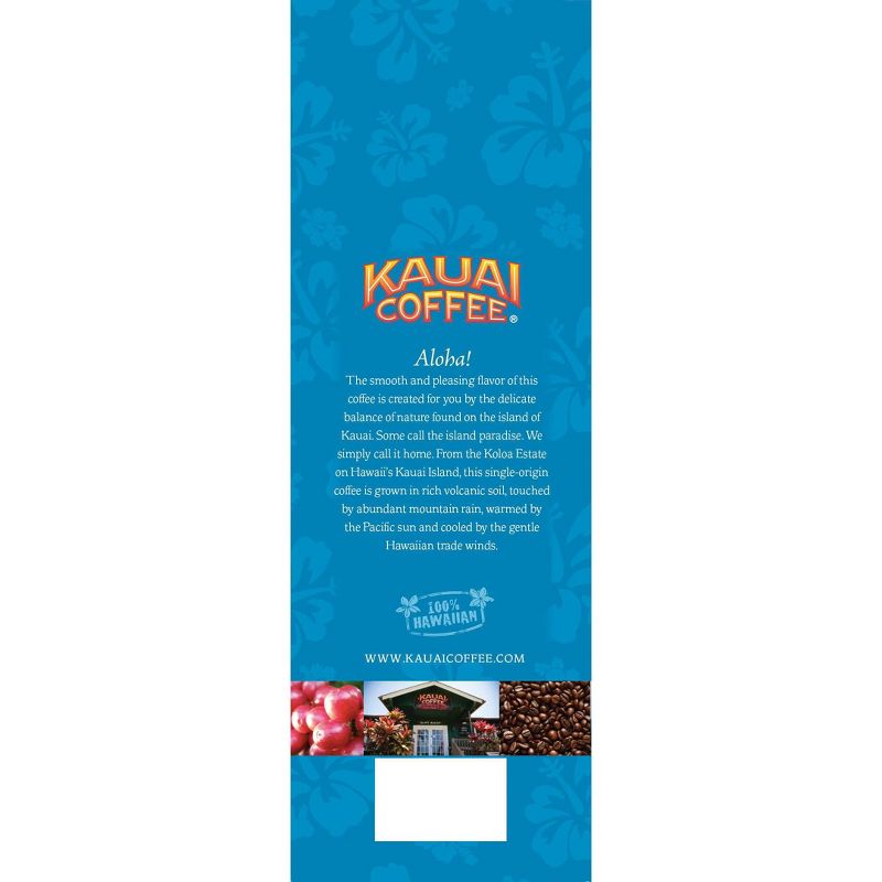 Kauai Coffee Vanilla Macadamia Nut Medium Roast Ground Coffee - 100% Hawaiian Coffee- 7oz, 3 of 7