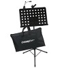 ChromaCast CC-PS-MSTAND-KIT-1 Pro Series Metal Music Stand Performance Pack with Carry Bag, Music Sheet Clip and Clip On Adjustable Light - 2 of 4