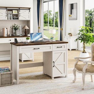 Workstation Computer Desk for Study and Home Office, 47" Executive Desk - 1 of 4