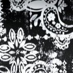 black white patchwork