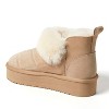 Fireside by Dearfoams Women's Bayswater Genuine Shearling Quilted Platform Bootie - 2 of 4
