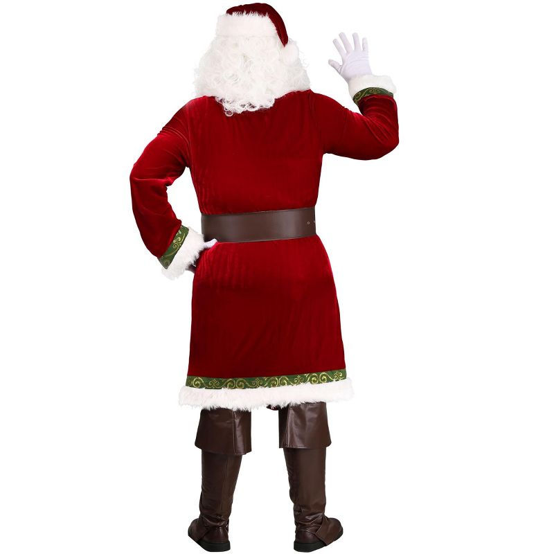 HalloweenCostumes.com Plus Size Old Time Santa Claus Costume for Men, 2 of 3