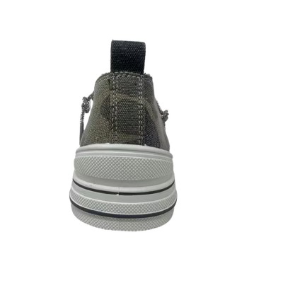 Женские кроссовки Very G Womens Aman Camo Lace Up Platform Slip On Canvas Sneaker, Khaki (8.5) — фото 3