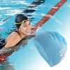 Unique Bargains Women's Silicone Floral Pattern Swim Cap 1 Pc - 2 of 4