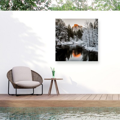 Trademark Fine Art - David H Yang The Last Sunshine Matted Framed Art