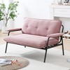 NicBex Modern Loveseat Sofa Small Couch with Sturdy Metal Frame,Corduroy Lounge Sofa Chair for Living Room,Apartment - 2 of 4