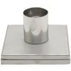 ALFI ABSD55A 5Inch x 5Inch Modern Square Stainless Steel Shower Drain w/o Cover - 3 of 4