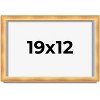PosterPalooza | Minimalist Shadow Box Brown Picture Frame - UV Acrylic, Backing Board, Hanging Hardware - 2 of 4