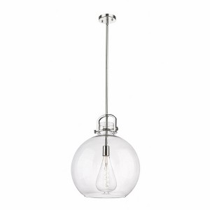 Newton Sphere - 1 Light Stem Hung Pendant In Industrial Style-21.38 Inches Tall and 16 Inches Wide - 1 of 1