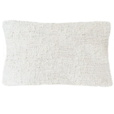 Soft Cozy White Down Alternative Pillow 14x20 - Anaya