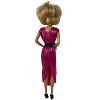 Doll Clothes Superstore Glam Pink Metallic Open-Back Dress with Two Pairs of Shoes for Barbie & 11.5" Dolls - 4 of 4