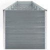 vidaXL Galvanized Iron Arched Gabion Basket, Decorative and Sound-Insulating Garden Barrier with Durable Construction and Wide Application, Silver - 4 of 4