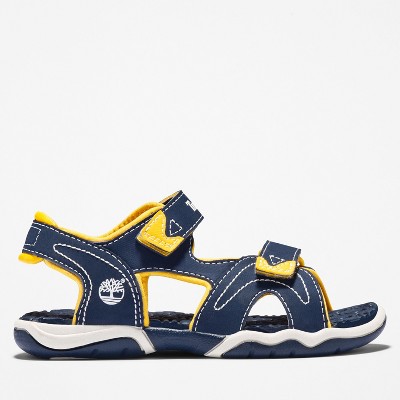 Timberland Toddler Adventure Seeker 2-strap Sandals, Navy|yellow, Solid ...